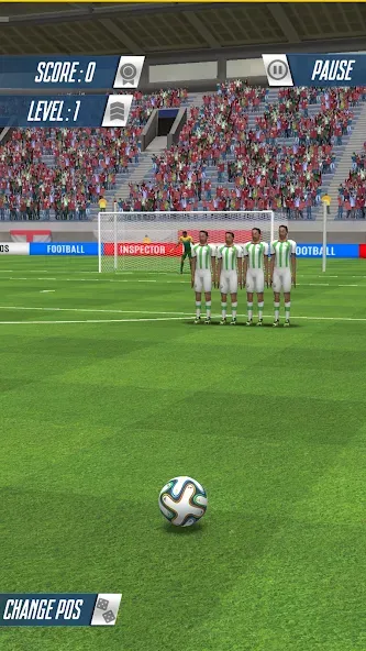 Strike Football Game FreeKick  [МОД Все открыто] Screenshot 3