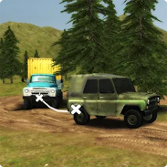 Взломанная Dirt Trucker: Muddy Hills (Дрт Трукер)  [МОД Бесконечные монеты] - последняя версия apk на Андроид