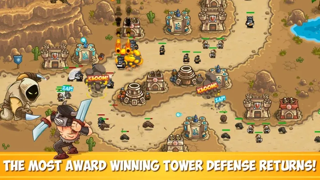 Kingdom Rush Frontiers TD (Кингдом Раш Фронтис ТД)  [МОД Много денег] Screenshot 1