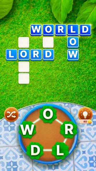 Word Garden : Crosswords (Уорд Гарден)  [МОД Бесконечные деньги] Screenshot 2