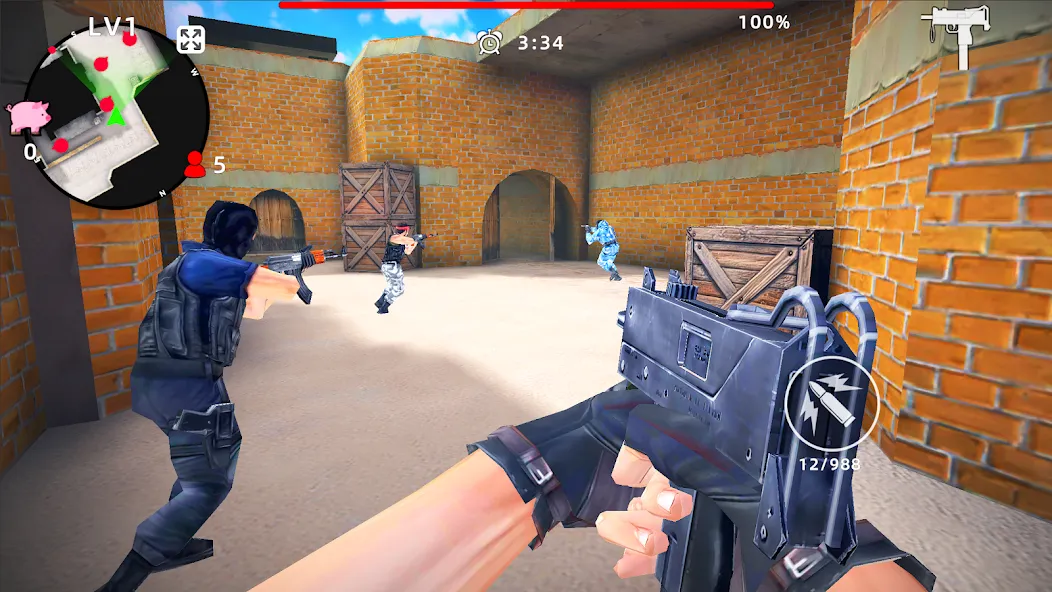 Gun Strike: FPS Shooter Game (Каунтер Атак)  [МОД Menu] Screenshot 3