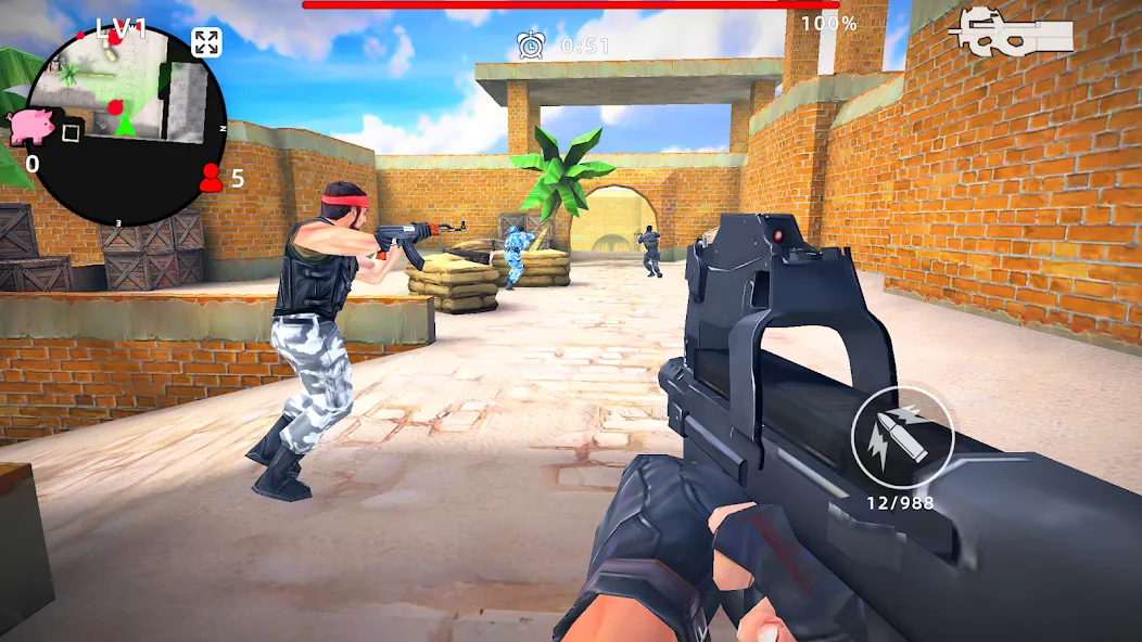 Gun Strike: FPS Shooter Game (Каунтер Атак)  [МОД Menu] Screenshot 4