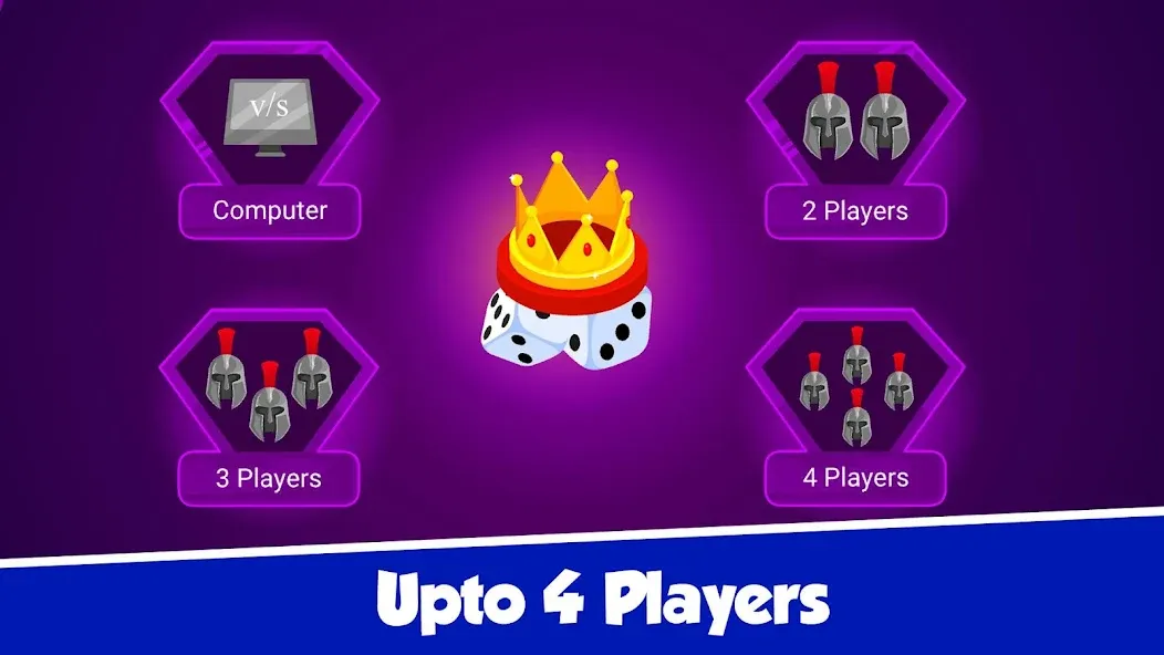 Ludo Offline Dice Board Game  [МОД Много монет] Screenshot 5