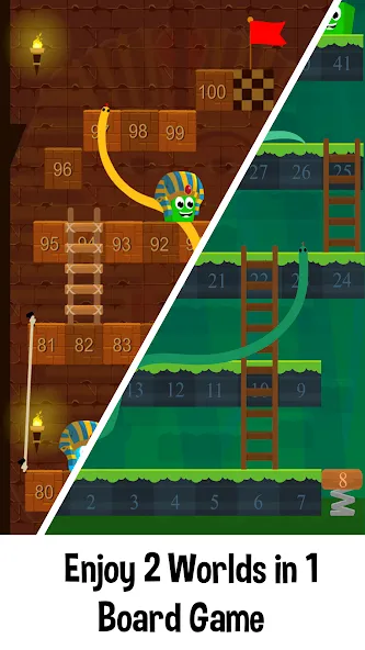 Snake and Ladder Games  [МОД Бесконечные монеты] Screenshot 2