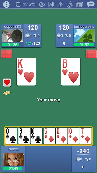 Thousand 1000 Online card game  [МОД Unlocked] Screenshot 5