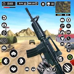 Скачать взломанную First Person Shooter Mode  [МОД Много денег] - полная версия apk на Андроид