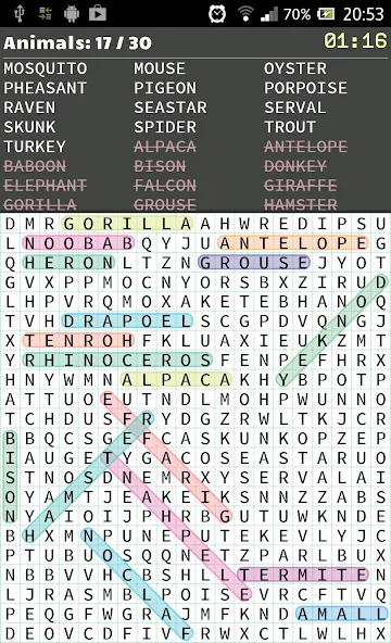 Word Search (Уорд Срч)  [МОД Бесконечные деньги] Screenshot 2