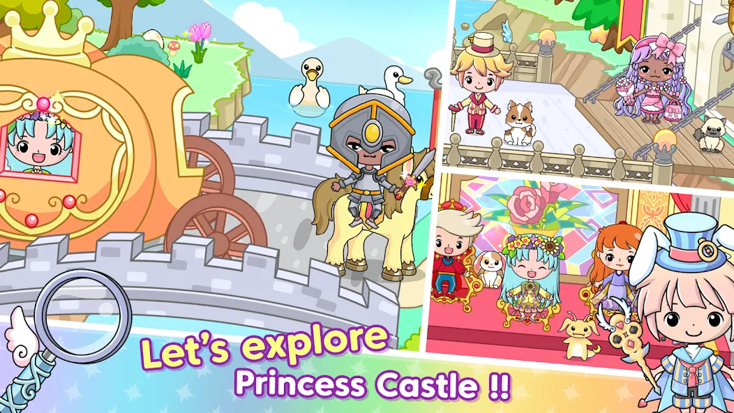 Jibi Land : Princess Castle (Джиби Лэнд)  [МОД Бесконечные монеты] Screenshot 1