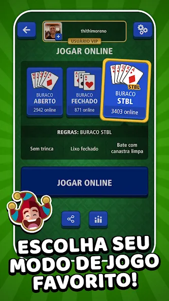 Buraco Jogatina: Card Games (Бурако Жогатина)  [МОД Menu] Screenshot 3