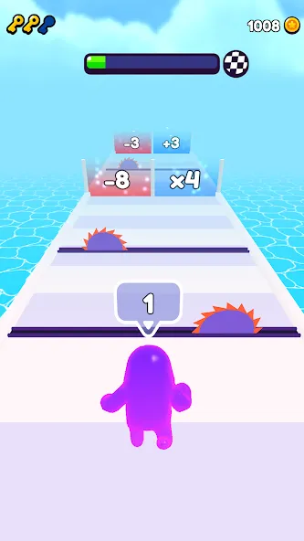 Join Blob Clash 3D: Mob Runner (Джойн Блоб Клаш 3D)  [МОД Unlocked] Screenshot 1