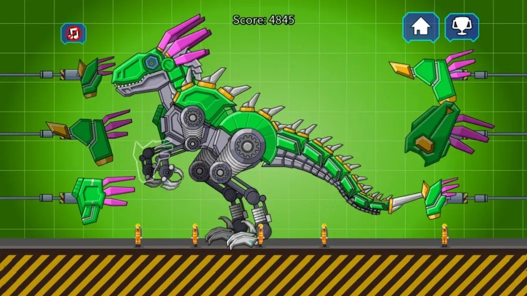 Velociraptor Rex Dino Robot (Велоцираптор Рекс Дино Робот)  [МОД Много денег] Screenshot 5