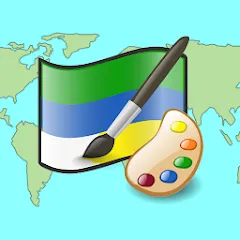 Взломанная Draw The Flag - Quiz & Maker  [МОД Меню] - последняя версия apk на Андроид