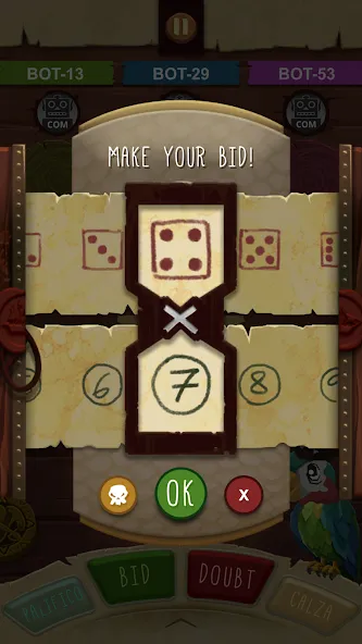 Pirate's Dice  [МОД Много монет] Screenshot 2