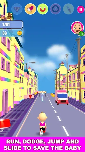 Baby Run The Babysitter Escape  [МОД Unlimited Money] Screenshot 1