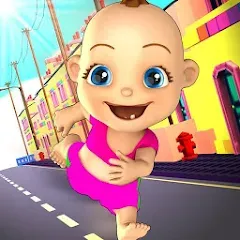 Скачать взломанную Baby Run The Babysitter Escape  [МОД Unlimited Money] - стабильная версия apk на Андроид