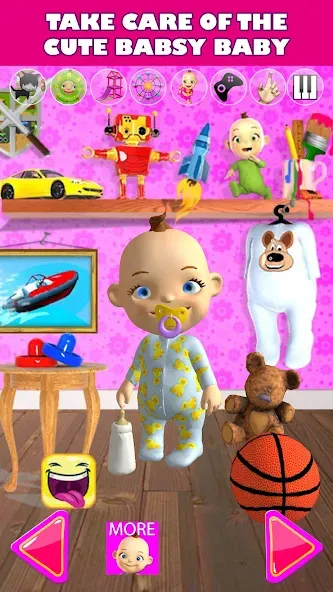 Talking Babsy Baby  [МОД Mega Pack] Screenshot 1