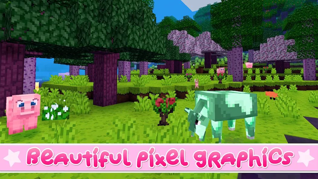 Kawaii World - Craft and Build (Кавайи Ворлд)  [МОД Unlocked] Screenshot 4