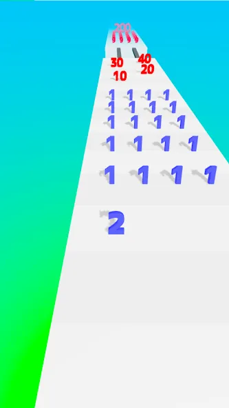 Number Master: Run and merge (Намбер Мастер)  [МОД Бесконечные монеты] Screenshot 1