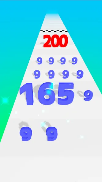 Number Master: Run and merge (Намбер Мастер)  [МОД Бесконечные монеты] Screenshot 4