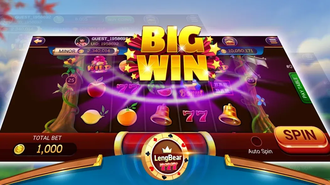 LengBear 777 - Khmer Games (Ленгбир 777)  [МОД Unlimited Money] Screenshot 3