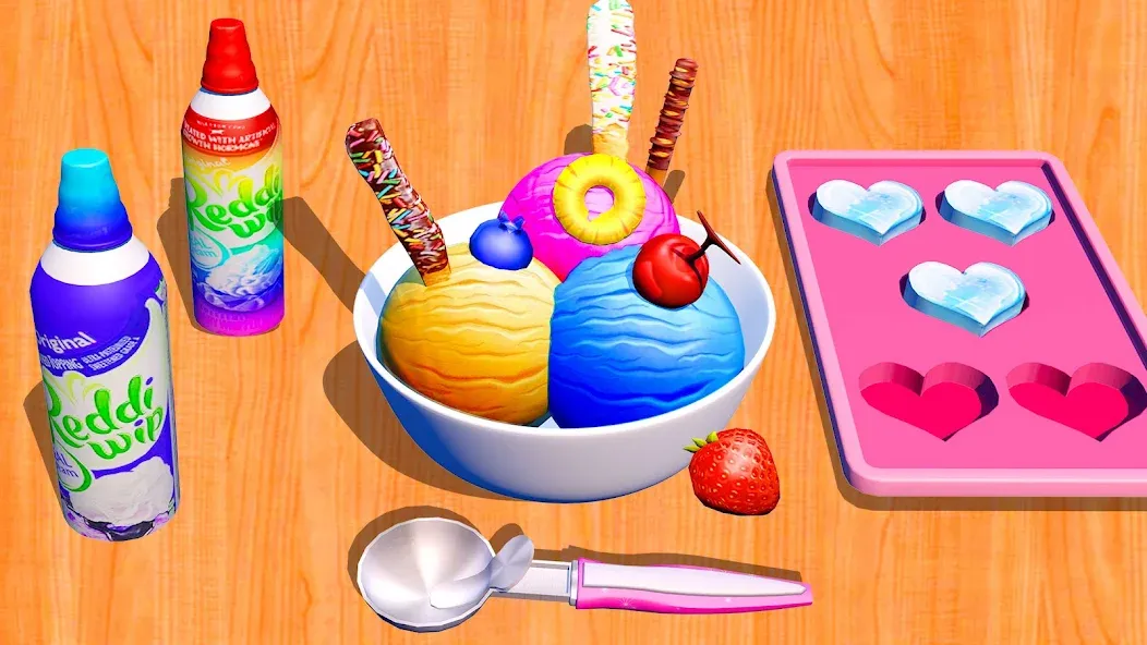 Ice Cream Games: Rainbow Maker (Айс Крем Геймс)  [МОД Много денег] Screenshot 1