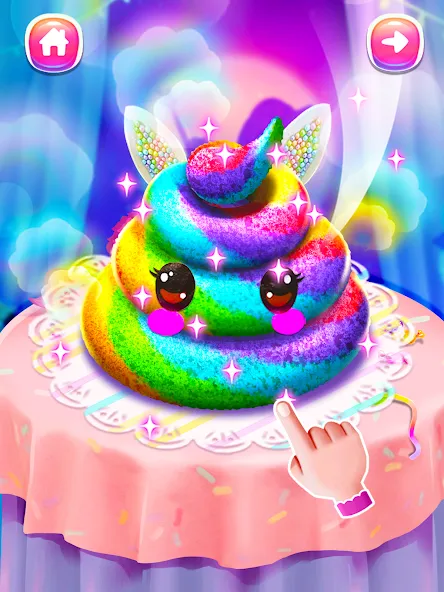 Girl Games: Unicorn Cooking  [МОД Mega Pack] Screenshot 4