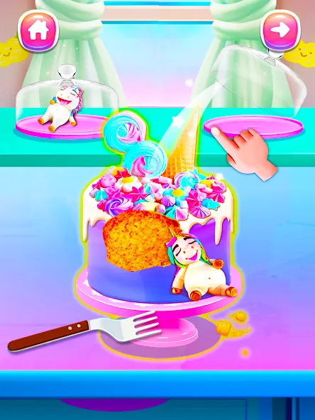 Girl Games: Unicorn Cooking  [МОД Mega Pack] Screenshot 5