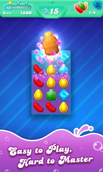 Candy Crush Soda Saga (Кенди Краш Сода Сага)  [МОД Бесконечные деньги] Screenshot 1