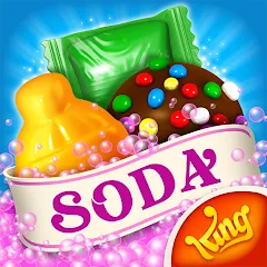 Скачать взломанную Candy Crush Soda Saga (Кенди Краш Сода Сага)  [МОД Бесконечные деньги] - стабильная версия apk на Андроид