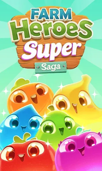 Farm Heroes Super Saga (Фарм Хероес Супер Сага)  [МОД Много денег] Screenshot 5