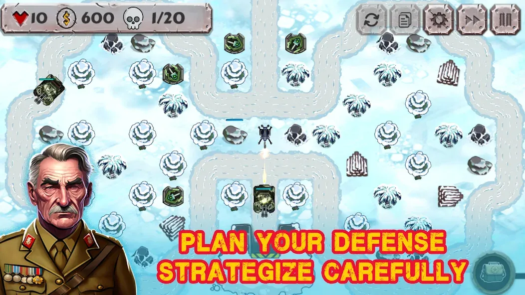 Battle Strategy: Tower Defense  [МОД Бесконечные монеты] Screenshot 1