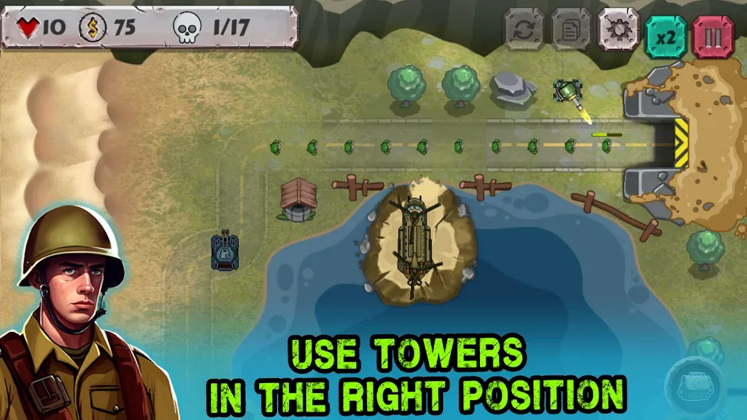 Battle Strategy: Tower Defense  [МОД Бесконечные монеты] Screenshot 3