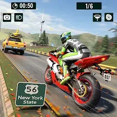 Взломанная Moto World Tour: Bike Racing  [МОД Меню] - стабильная версия apk на Андроид