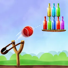 Скачать взломанную Bottle Shooting Game 2  [МОД Unlocked] - стабильная версия apk на Андроид