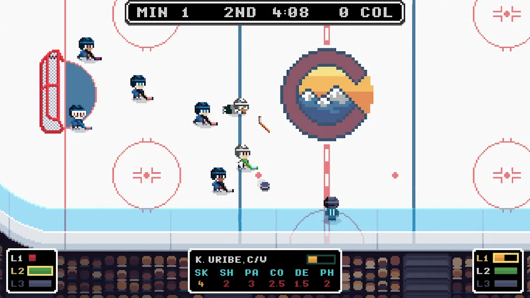 Ice League Hockey (Айс Лиг Хоккей)  [МОД Бесконечные монеты] Screenshot 3