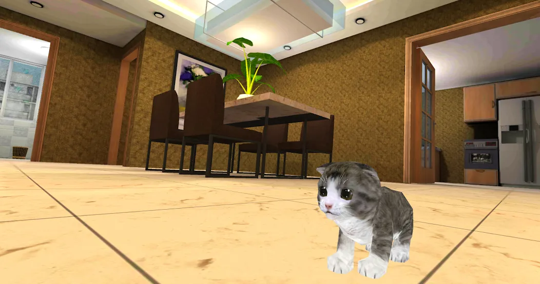 Kitten Cat Simulator 3D Craft  [МОД Бесконечные монеты] Screenshot 2