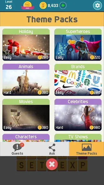 Pictoword: Fun Brain Word Game (Пиктоворд)  [МОД Mega Pack] Screenshot 5