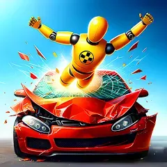 Скачать взлом Realistic Car Crash Simulator (Реалистичный симулятор автокатастроф)  [МОД Бесконечные деньги] - стабильная версия apk на Андроид