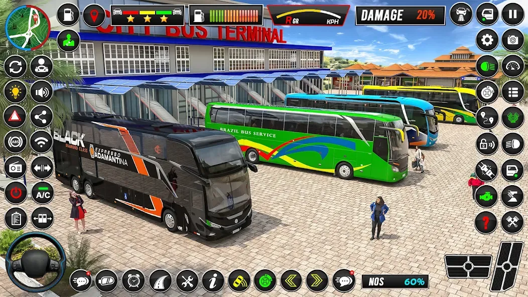 City Coach Bus Driver Games 3D  [МОД Unlimited Money] Screenshot 5