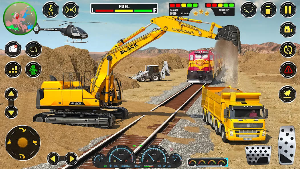 Real JCB Construction Games 3D  [МОД Много монет] Screenshot 2