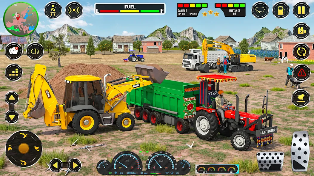 Real JCB Construction Games 3D  [МОД Много монет] Screenshot 4