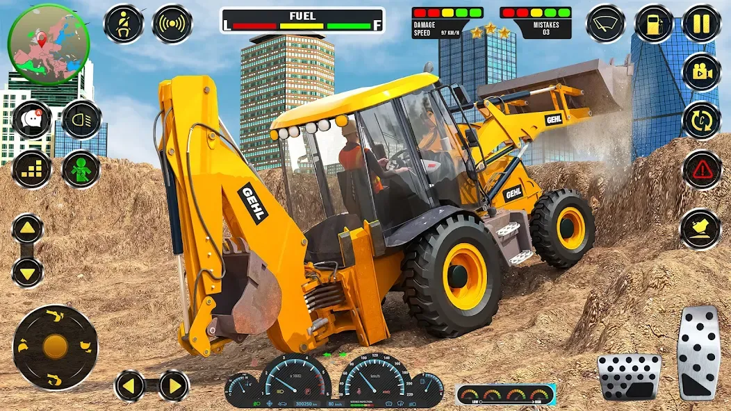 Real JCB Construction Games 3D  [МОД Много монет] Screenshot 5