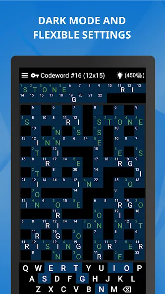 Keywords — Codeword Puzzle  [МОД Много монет] Screenshot 3