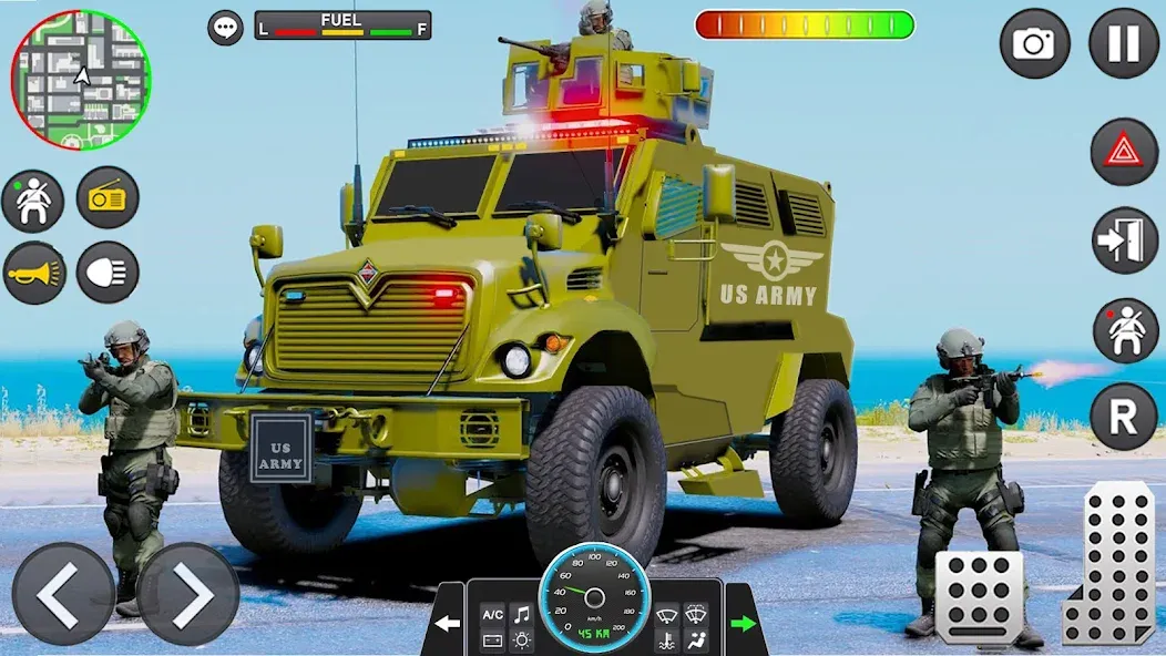 Army Vehicle Cargo Transport (Армейский транспорт грузовых автомобилей)  [МОД Все открыто] Screenshot 1