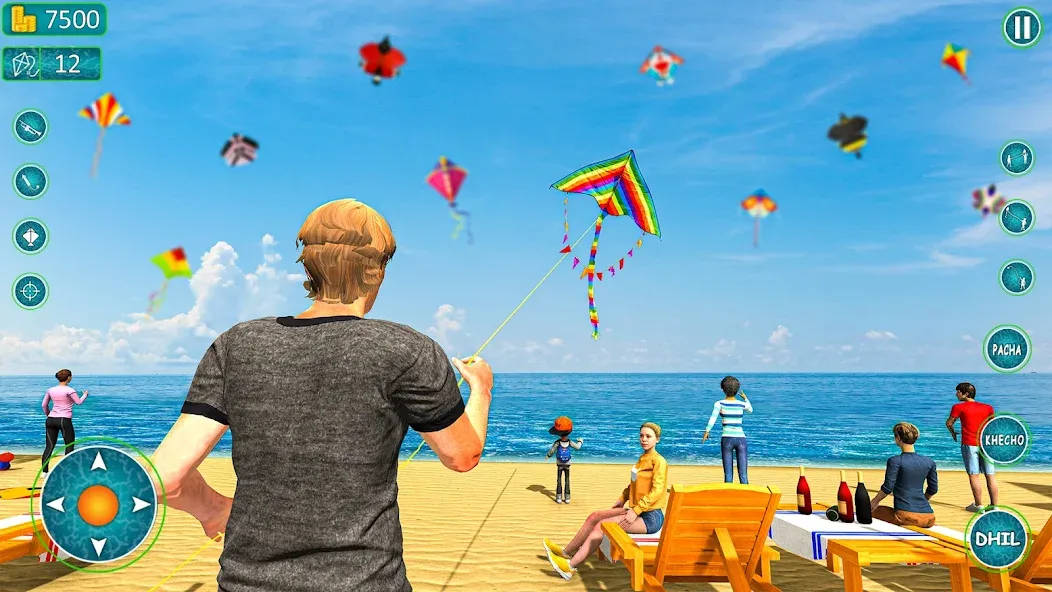 Kite Basant: Kite Flying Games  [МОД Много монет] Screenshot 5