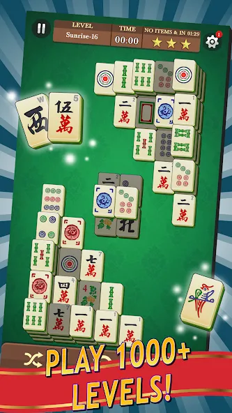 Mahjong (Маджонг)  [МОД Все открыто] Screenshot 1