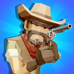 Скачать взломанную Western Cowboy: Shooting Game (Вестерн Каубой)  [МОД Menu] - полная версия apk на Андроид