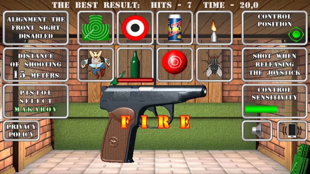 Pistol shooting. Desert Eagle (Пистолет стрельбы симулятор)  [МОД Бесконечные деньги] Screenshot 4