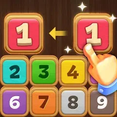 Взломанная Merge Wood: Block Puzzle (Мерж Вуд)  [МОД Mega Pack] - стабильная версия apk на Андроид