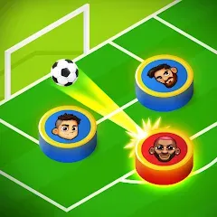 Взломанная Super Soccer 3v3 (Online) (упер футбол 3 на 3)  [МОД Бесконечные деньги] - стабильная версия apk на Андроид